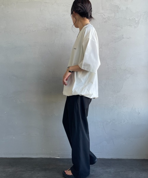 MARMOT（マーモット）の「【WEB先行予約】[Marmot/マーモット] 別注 ドローコード付き マーモットバックプリントTシャツ（Tシャツ/カットソー・レディース・ホワイト/ダークベージュ/ブルー・S/M/L/XL）」の11枚目の写真