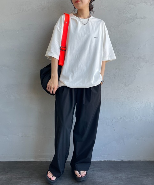 MARMOT（マーモット）の「【WEB先行予約】[Marmot/マーモット] 別注 ドローコード付き マーモットバックプリントTシャツ（Tシャツ/カットソー・レディース・ホワイト/ダークベージュ/ブルー・S/M/L/XL）」の10枚目の写真