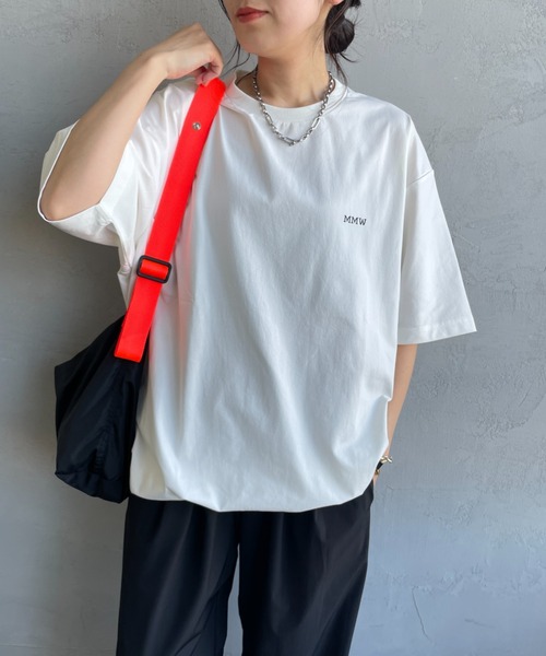 MARMOT（マーモット）の「【WEB先行予約】[Marmot/マーモット] 別注 ドローコード付き マーモットバックプリントTシャツ（Tシャツ/カットソー・レディース・ホワイト/ダークベージュ/ブルー・S/M/L/XL）」の7枚目の写真