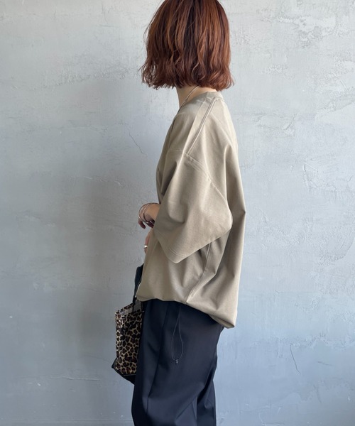 MARMOT（マーモット）の「【WEB先行予約】[Marmot/マーモット] 別注 ドローコード付き マーモットバックプリントTシャツ（Tシャツ/カットソー・レディース・ホワイト/ダークベージュ/ブルー・S/M/L/XL）」の19枚目の写真