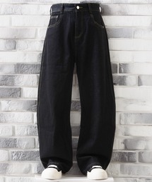1111clothing | デニム ワイド カーブパンツ / Denim Wide Curve Pants(デニムパンツ)