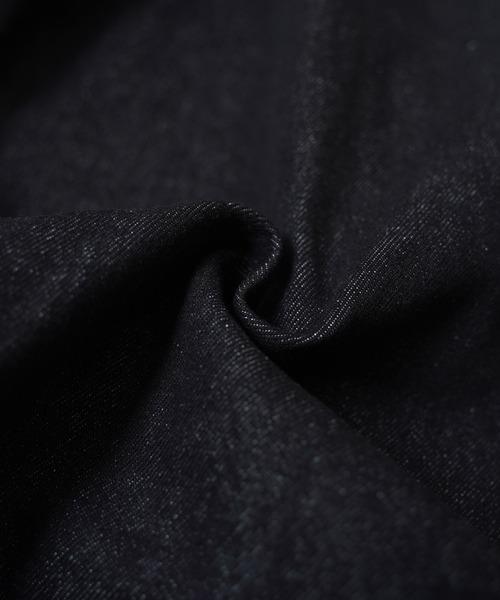 1111clothing（ワンフォークロージング）の「デニム ワイド カーブパンツ / Denim Wide Curve Pants（デニムパンツ・メンズ・ブラック/インディゴブルー・M/S/XL/L）」の18枚目の写真
