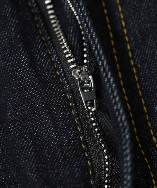 1111clothing（ワンフォークロージング）の「デニム ワイド カーブパンツ / Denim Wide Curve Pants（デニムパンツ・メンズ・ブラック/インディゴブルー・M/S/XL/L）」の22枚目の写真