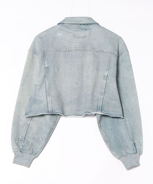 ALLSAINTS(オールセインツ)の「ANDERS TERRY ILLUSION SHACKET | ANDERS テリー イリュージョン シャケット(シャツ/ブラウス・レディース・インディゴブルー・4/6/8/10)」の7枚目の写真