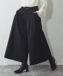 SMILE ORCHID | スカートライクなタック入りワイドパンツ(その他パンツ)