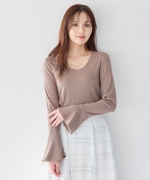 Andemiu | ソデチュールフレアカットソー645352(Tシャツ/カットソー)