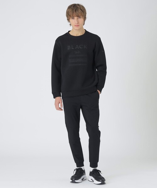 BLACK LABEL CRESTBRIDGE（ブラックレーベル・クレストブリッジ）の「【BLACK lab.】ダブルラッセルグラフィックスウェットシャツ（スウェット・メンズ・ライトグレー/ブラック・XL/M/L）」の9枚目の写真