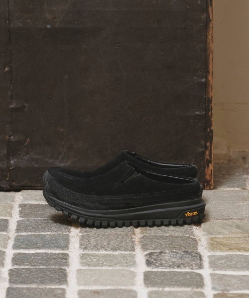 TODAYFUL（トゥデイフル）の「【TODAYFUL/トゥデイフル】Vibramsole Leather Sabot/ヴィブラムソールレザーサボ（スリッポン・レディース・ブラック・38/37/36）」の3枚目の写真