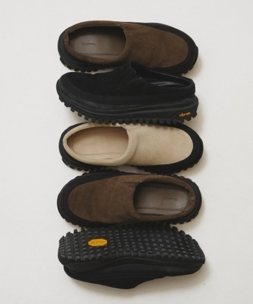 TODAYFUL(トゥデイフル)の「【TODAYFUL/トゥデイフル】Vibramsole Leather Sabot/ヴィブラムソールレザーサボ(スリッポン・レディース・ブラック・38/37/36)」の6枚目の写真