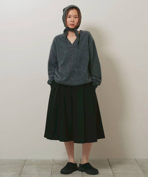 TODAYFUL(トゥデイフル)の「【TODAYFUL/トゥデイフル】Vibramsole Leather Sabot/ヴィブラムソールレザーサボ(スリッポン・レディース・ブラック・38/37/36)」の9枚目の写真