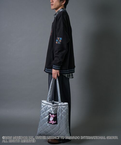 CRAFT STANDARD BOUTIQUE（クラフトスタンダードブティック）の「【ザ・ローリング・ストーンズ】スウェットスタジャン（ブルゾン・メンズ・ライトグレー/ブラック・L/M/S）」の7枚目の写真