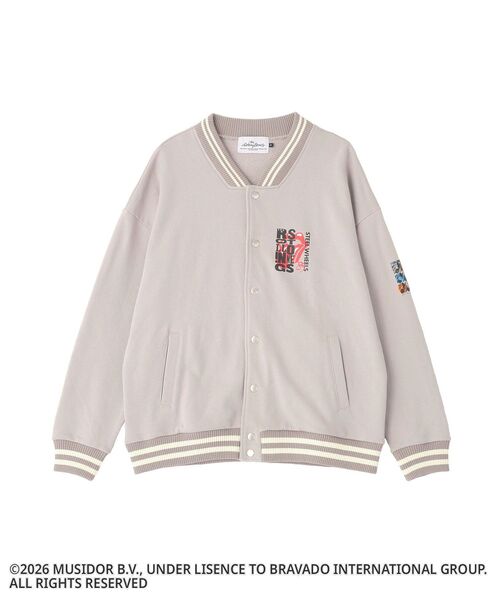 CRAFT STANDARD BOUTIQUE（クラフトスタンダードブティック）の「【ザ・ローリング・ストーンズ】スウェットスタジャン（ブルゾン・メンズ・ライトグレー/ブラック・L/M/S）」の9枚目の写真
