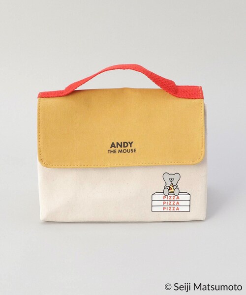 台形保冷ランチポーチ IV ＜ANDY THE MOUSE＞（キッチンツール）｜212