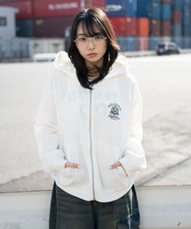 WEGO/【26年春夏新作】ワッフルZIPパーカー
