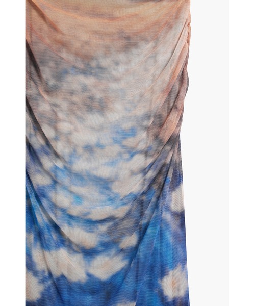 Desigual（デシグアル）の「サンセット風景チュールドレープワンピース（ワンピース・レディース・ブルー・XL/L/M/S/XS）」の2枚目の写真