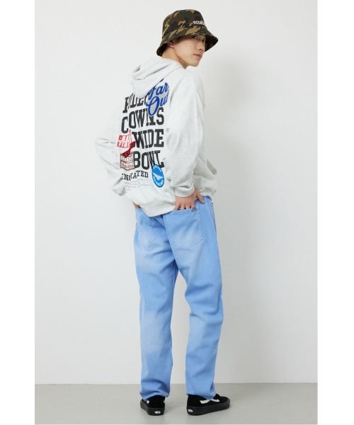 RODEO CROWNS WIDE BOWL（ロデオクラウンズワイドボウル）の「ダブルニーフェードカラーパンツ（その他パンツ・メンズ・ライトブルー/チャコールグレー/ライトピンク・MEDIUM/LARGE）」の13枚目の写真