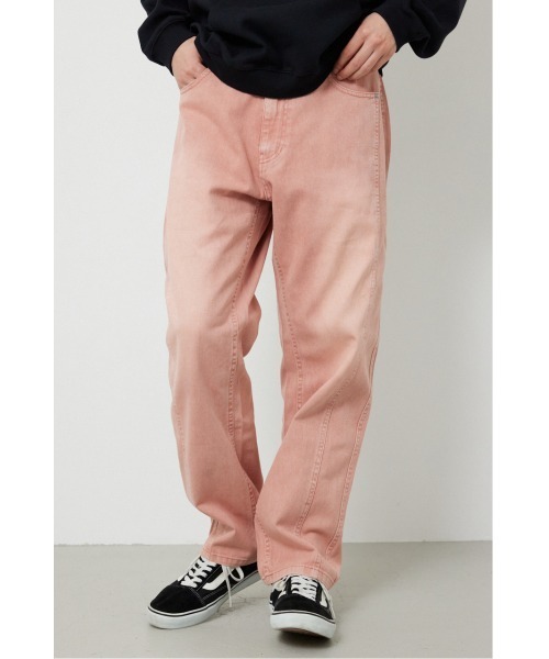 RODEO CROWNS WIDE BOWL（ロデオクラウンズワイドボウル）の「ダブルニーフェードカラーパンツ（その他パンツ・メンズ・ライトブルー/チャコールグレー/ライトピンク・MEDIUM/LARGE）」の4枚目の写真