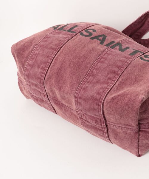 ALLSAINTS（オールセインツ）の「IZZY DENIM TOTE（トートバッグ・レディース・ピンク系その他・ONE SIZE）」の2枚目の写真