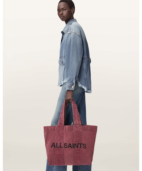 ALLSAINTS（オールセインツ）の「IZZY DENIM TOTE（トートバッグ・レディース・ピンク系その他・ONE SIZE）」の5枚目の写真