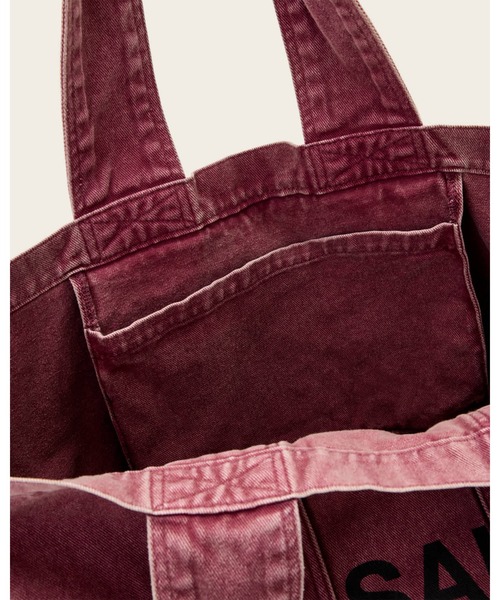 ALLSAINTS（オールセインツ）の「IZZY DENIM TOTE（トートバッグ・レディース・ピンク系その他・ONE SIZE）」の6枚目の写真