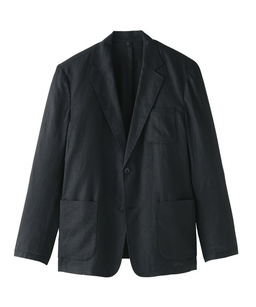 無印良品（ムジルシリョウヒン）の「紳士 リネン洗いざらしジャケット（その他アウター・メンズ・キナリ/ネイビー/ブラック・S/M/L/XL）」の15枚目の写真