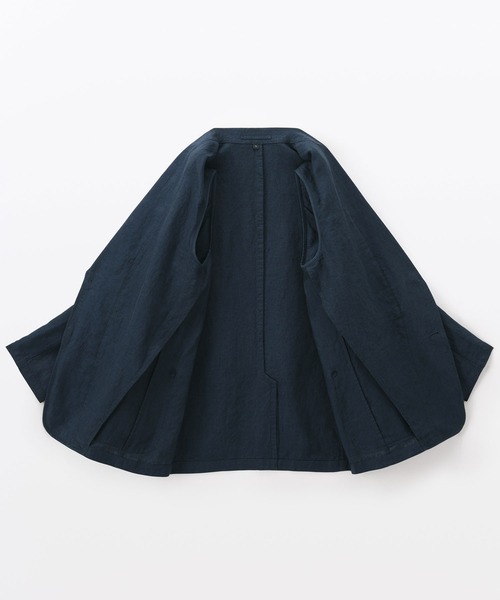 無印良品（ムジルシリョウヒン）の「紳士 リネン洗いざらしジャケット（その他アウター・メンズ・キナリ/ネイビー/ブラック・S/M/L/XL）」の18枚目の写真