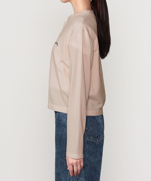 ORCIVAL（オーシバル）の「ORCIVAL | コットンナイロン シースルー 長袖クルーネックカーディガン WOMEN（カーディガン/ボレロ・レディース・グレー/ブラック/ピンク系その他・1）」の10枚目の写真