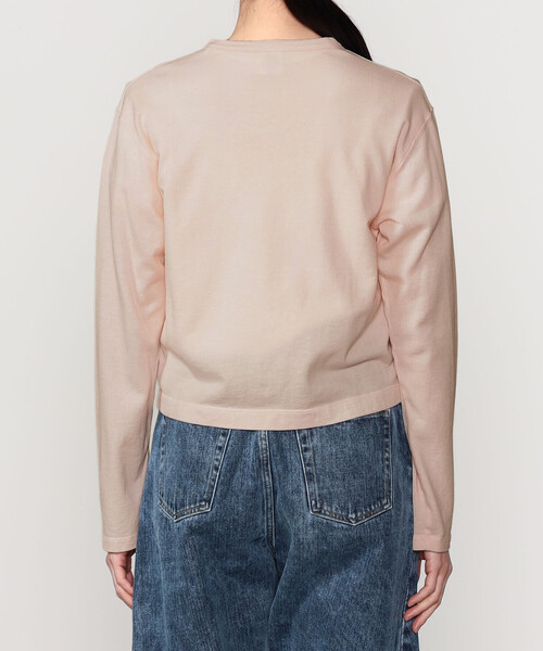 ORCIVAL（オーシバル）の「ORCIVAL | コットンナイロン シースルー 長袖クルーネックカーディガン WOMEN（カーディガン/ボレロ・レディース・グレー/ブラック/ピンク系その他・1）」の11枚目の写真