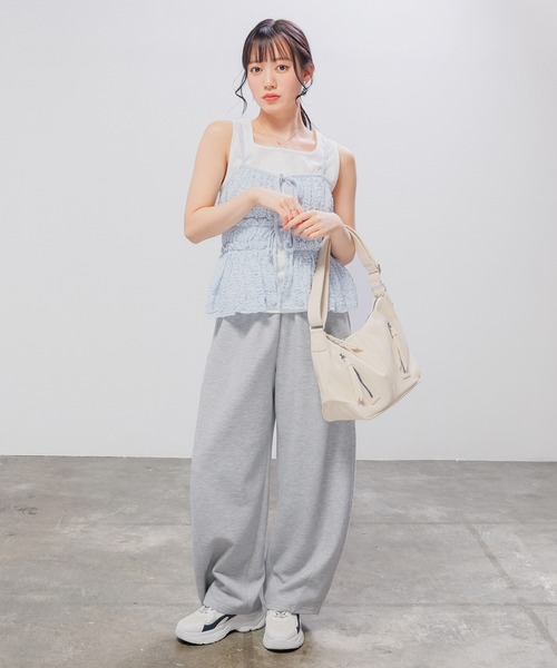 Honeys（ハニーズ）の「リボン付キャミソール（キャミソール・レディース・サックスブルー系/ネイビー系/ホワイト系・L/M/S）」の11枚目の写真