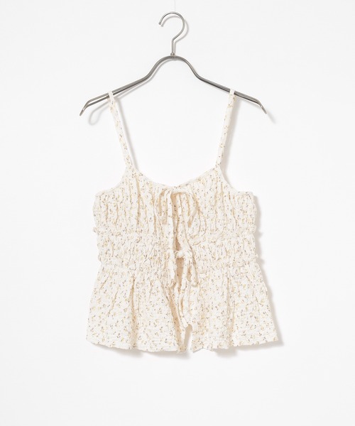 Honeys（ハニーズ）の「リボン付キャミソール（キャミソール・レディース・サックスブルー系/ネイビー系/ホワイト系・L/M/S）」の13枚目の写真