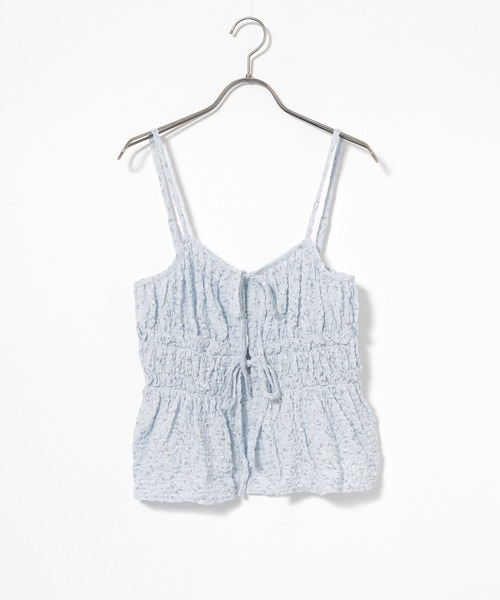Honeys（ハニーズ）の「リボン付キャミソール（キャミソール・レディース・サックスブルー系/ネイビー系/ホワイト系・L/M/S）」の17枚目の写真