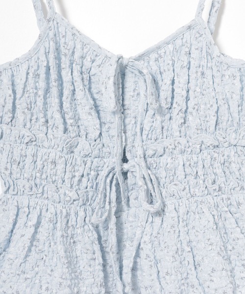 Honeys（ハニーズ）の「リボン付キャミソール（キャミソール・レディース・サックスブルー系/ネイビー系/ホワイト系・L/M/S）」の18枚目の写真