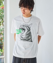 PBLIM（ページボーイリム）の「《UNISEX》シャウトキャットT（Tシャツ/カットソー）」