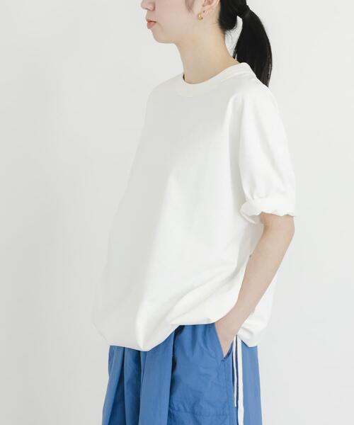 EKAL(エカル)の「DRY OUT LOOSE FIT T-SHIRTS(Tシャツ/カットソー・レディース・ホワイト/ピンク/ブラック・ONE)」の6枚目の写真
