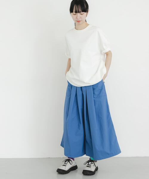 EKAL(エカル)の「DRY OUT LOOSE FIT T-SHIRTS(Tシャツ/カットソー・レディース・ホワイト/ピンク/ブラック・ONE)」の9枚目の写真