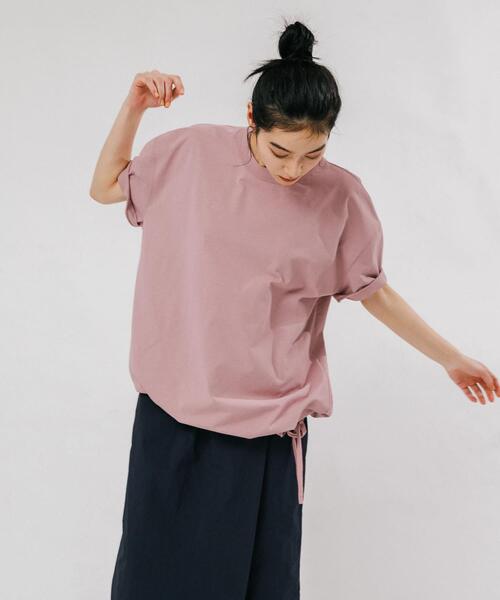 EKAL(エカル)の「DRY OUT LOOSE FIT T-SHIRTS(Tシャツ/カットソー・レディース・ホワイト/ピンク/ブラック・ONE)」の15枚目の写真