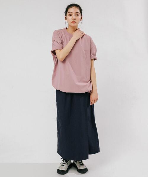 EKAL(エカル)の「DRY OUT LOOSE FIT T-SHIRTS(Tシャツ/カットソー・レディース・ホワイト/ピンク/ブラック・ONE)」の17枚目の写真