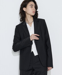 COMME CA（コムサ）の「〔 TALLサイズ 〕【セットアップ対応】 ストレッチトロ シングルジャケット（テーラードジャケット）」