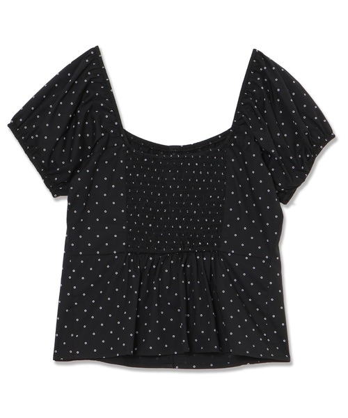 GUESS JEANS（ゲスジーンズ）の「GUESS JEANS Pleated Button Up Blouse ブラウス（シャツ/ブラウス・レディース・ブラック系その他・MEDIUM/SMALL/X-SMALL）」の6枚目の写真