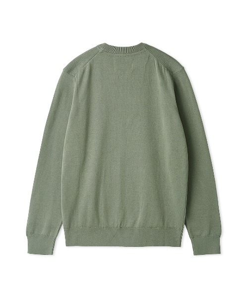 Barbour(バブアー)の「Pima クルーネック ニット(ニット/セーター・メンズ・グリーン/ネイビー・MEDIUM/LARGE/X-LARGE)」の4枚目の写真