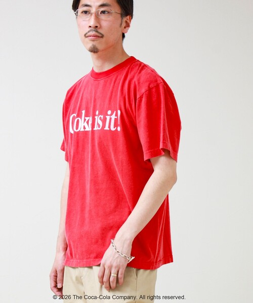 GOOD ROCK SPEED(グッドロックスピード)の「【GOOD ROCK SPEED】Coca-Cola ロゴプリントTシャツ(Tシャツ/カットソー・メンズ・レッド・FREE)」の3枚目の写真