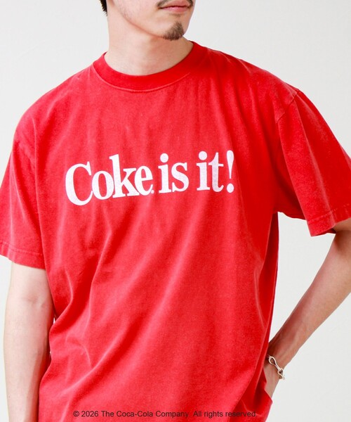 GOOD ROCK SPEED(グッドロックスピード)の「【GOOD ROCK SPEED】Coca-Cola ロゴプリントTシャツ(Tシャツ/カットソー・メンズ・レッド・FREE)」の5枚目の写真
