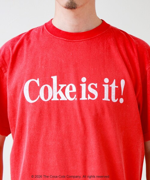 GOOD ROCK SPEED(グッドロックスピード)の「【GOOD ROCK SPEED】Coca-Cola ロゴプリントTシャツ(Tシャツ/カットソー・メンズ・レッド・FREE)」の6枚目の写真