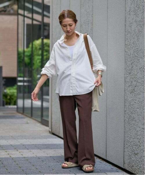 FRAMeWORK（フレームワーク）の「≪追加≫コットンレギュラーカラーシャツ 3（シャツ/ブラウス・レディース・スカイブルー/ピンク・FREE）」の19枚目の写真