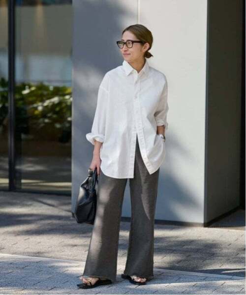 FRAMeWORK（フレームワーク）の「≪追加≫コットンレギュラーカラーシャツ 3（シャツ/ブラウス・レディース・スカイブルー/ピンク・FREE）」の21枚目の写真