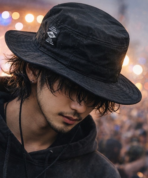 BRIXTON/ブリクストン MESSER PACKABLE FEDORAスナップブリム ウール