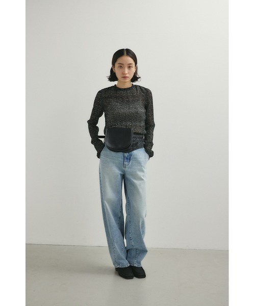 STYLEMIXER(スタイルミキサー)の「ベルテッドウエストバッグ(ボディバッグ/ウエストポーチ・レディース・ブルー/ブラック・FREE)」の8枚目の写真