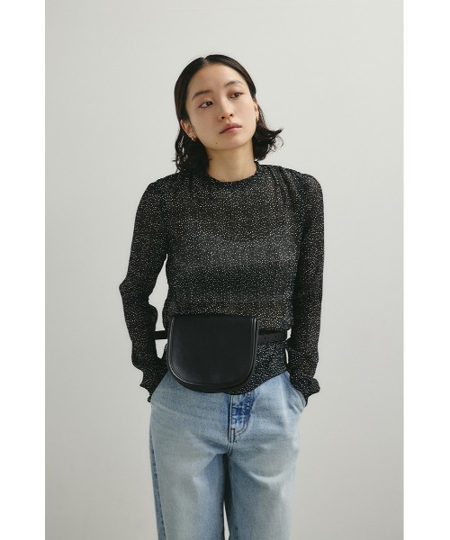 STYLEMIXER(スタイルミキサー)の「ベルテッドウエストバッグ(ボディバッグ/ウエストポーチ・レディース・ブルー/ブラック・FREE)」の9枚目の写真