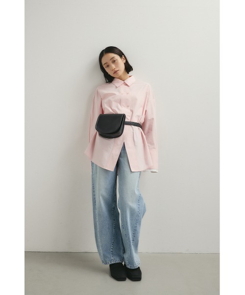 STYLEMIXER(スタイルミキサー)の「ベルテッドウエストバッグ(ボディバッグ/ウエストポーチ・レディース・ブルー/ブラック・FREE)」の12枚目の写真