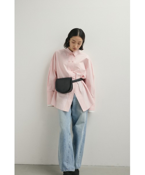 STYLEMIXER(スタイルミキサー)の「ベルテッドウエストバッグ(ボディバッグ/ウエストポーチ・レディース・ブルー/ブラック・FREE)」の13枚目の写真
